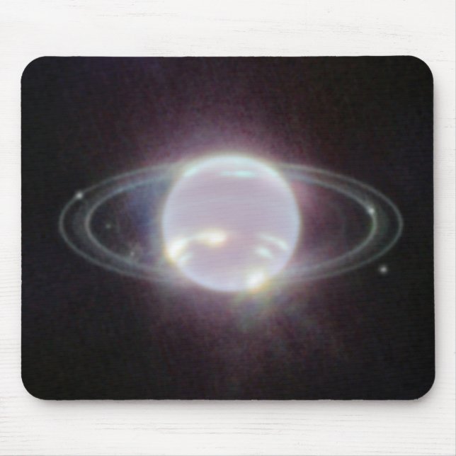 Mousepad Anéis JWST do Planeta Netuno (Frente)
