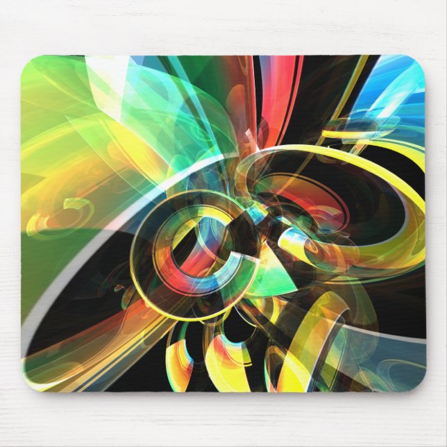 Mousepad Anéis mágicos (Frente)