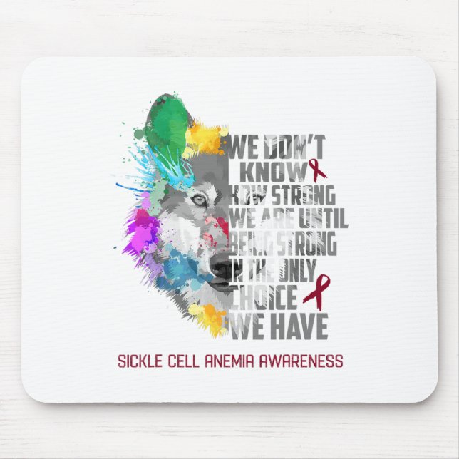 Mousepad Anemia Falsiforme Saber Que Somos Até Sermos Ruas (Frente)