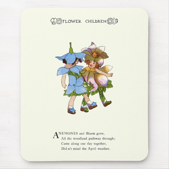 Mousepad Anêmonas e Bluets (Frente)