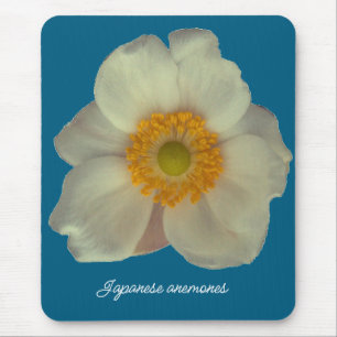 Mousepad anémonas japonesas florescem