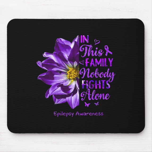 Mousepad Anemone Epilepsy Awarumes Ninguém Luta (Frente)