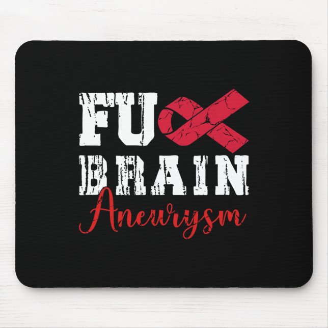 Mousepad Aneurismo cerebral Guerreiro Doença Médica Aneuris (Frente)