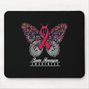 Mousepad Aneurismo Sensibilização Borboleta Oferece Present
