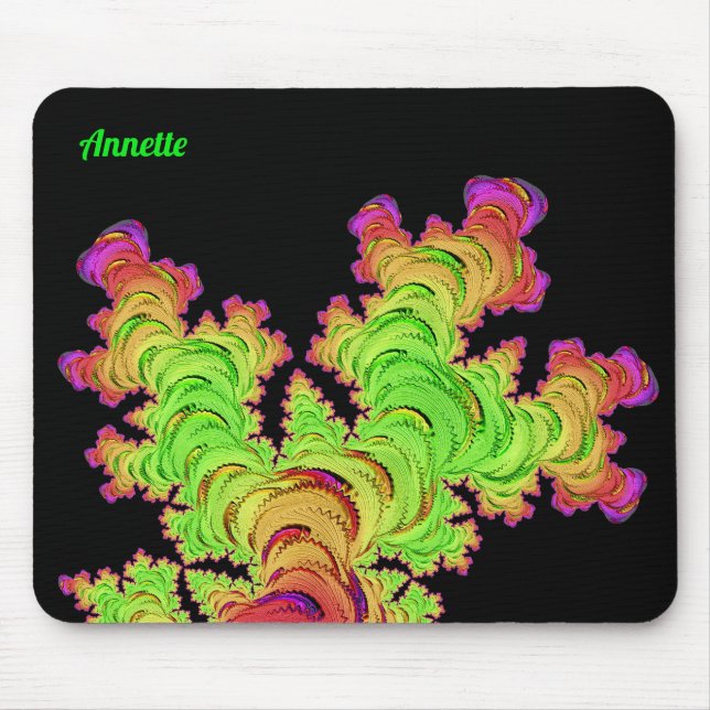 Mousepad ANEXO ~ Personalizado Fractal ~ Beleza Oceânica ~ (Frente)