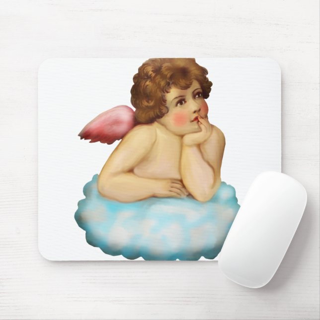 Mousepad Angel Cloud Cupid (Com mouse)