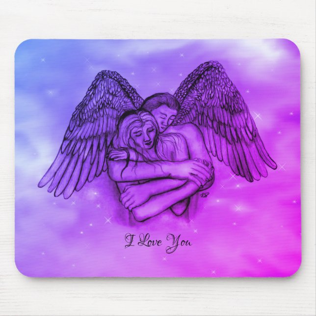 Mousepad Angel Eros no Amor, eu te amo (Frente)