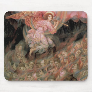 Mousepad Angel Piping to Souls no Inferno por Evelyn De Mor