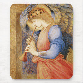 Mousepad Angel Playing a Flageolet (por Edward Burne-Jones)