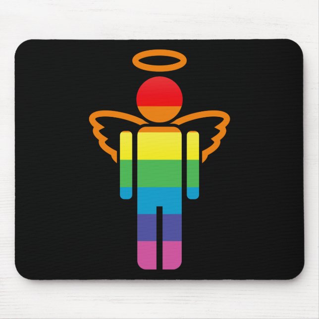 Mousepad angélico. (Frente)