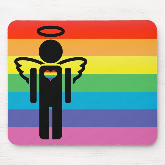 Mousepad angélico. (Frente)