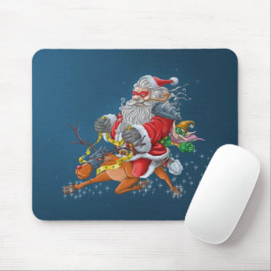 Mousepad Angry Santa Claus