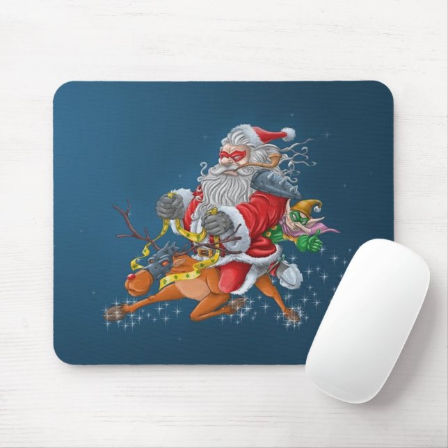 Mousepad Angry Santa Claus (Com mouse)