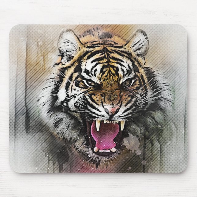 Mousepad Angry Tiger (Frente)