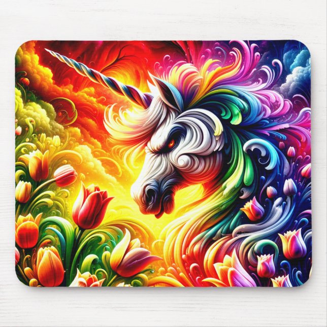 Mousepad Angry Unicorn (Frente)