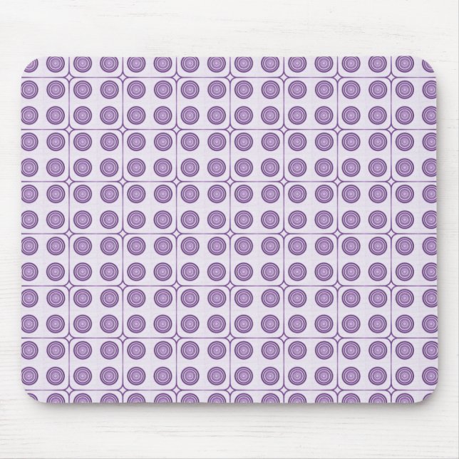 Mousepad Ângulo Retro Básico, Violeta (Frente)