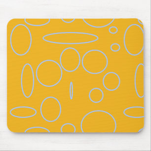 Mousepad Ângulos laranja e alças