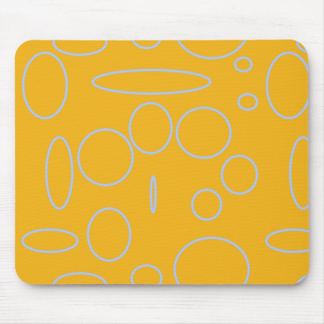 Mousepad Ângulos laranja e alças (Frente)