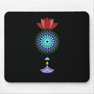 Mousepad Anhänger spirituell mit Lotusblüte
