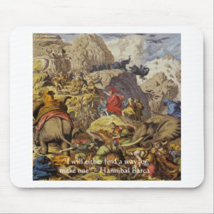 Mousepad Aníbal Barca & Exército & Presentes & Cartões