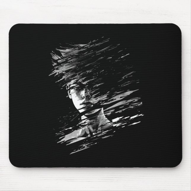 Mousepad Animação de Ilustração de Pixel do Anime Manga (Frente)