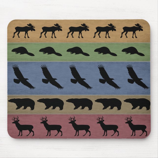 Mousepad Animais Adirondack (Frente)