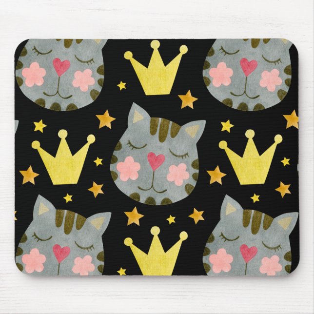 Mousepad Animais de estimação de gatos (Frente)