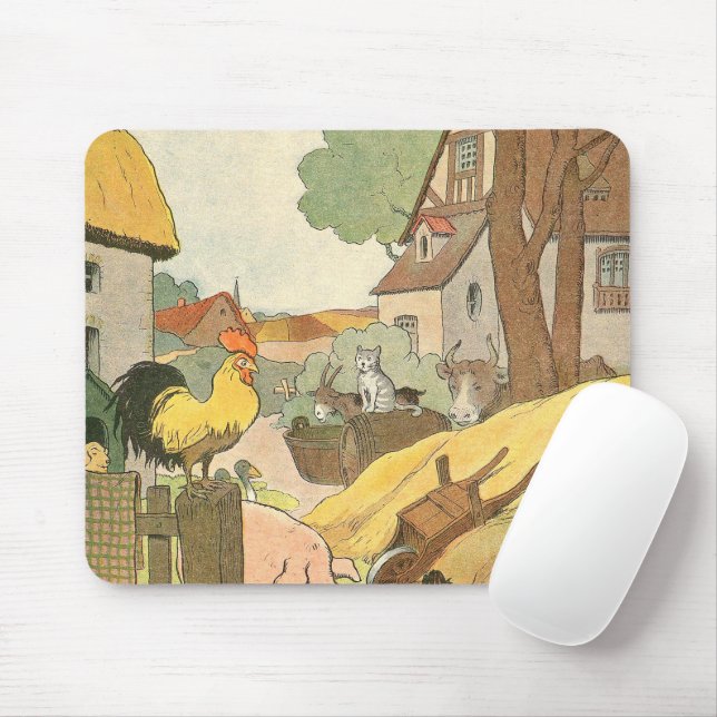 Mousepad Animais de exploração franceses (Com mouse)