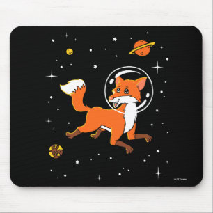 Mousepad Animais do Fox no espaço