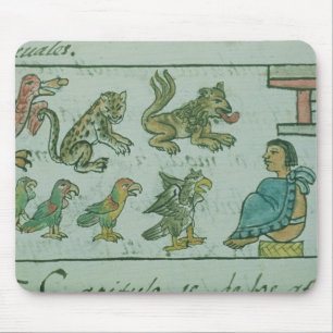 Mousepad Animais do imperador asteca