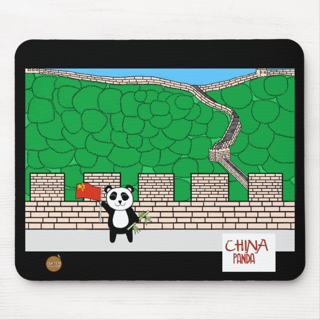 Mousepad Animais do Mundo, China: Panda (Frente)