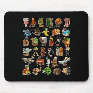 Mousepad Animais gerados por Ai com brainrot italiano Homen