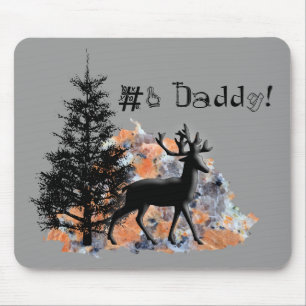 Mousepad Animais selvagens do dia dos pais