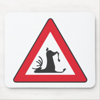 Mousepad Animais selvagens do tropeço (roadsign dos cervos)