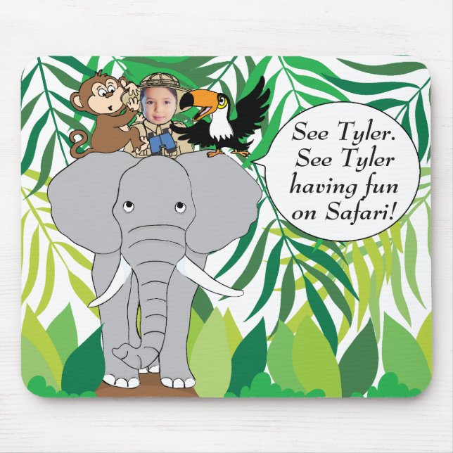 Mousepad "Animal Safari" Personalize (Frente)