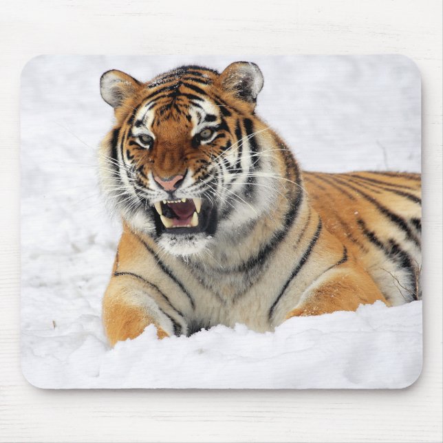 Mousepad Animal selvagem personalizado do tigre (Frente)