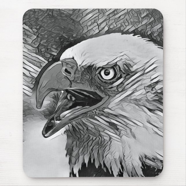 Mousepad AnimalArtBW_Bird_002 (Frente)