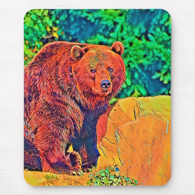 Mousepad AnimalColor_Bear_001 (Frente)