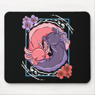 Mousepad Anime Axolotl Waifu Que Ama Anime Ramen E Sketc