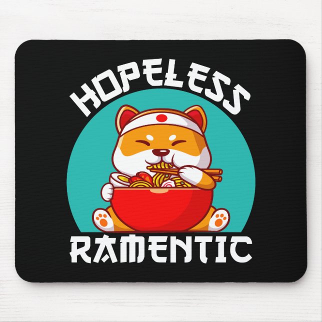 Mousepad Anime de Cachorro Corgi Sem Esperança (Frente)