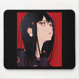 Mousepad Anime Girl Kawaii Waifu Aestética japonesa Manga O