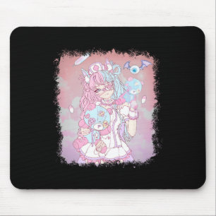 Mousepad Anime Kawaii Menina Estética Pastel Soft Waifu Jap
