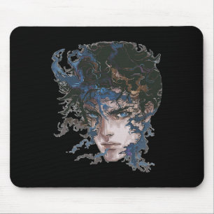 Mousepad Anime Manga Motif Blue-eye Art Anime