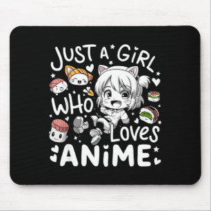 Mousepad Anime Para Garotas Adolescentes Apenas Uma Garota