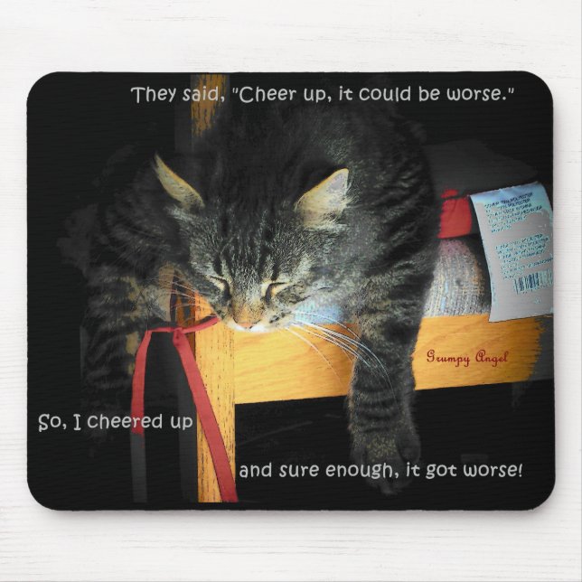 Mousepad Anime-Se, Pode Ser Pior (Frente)