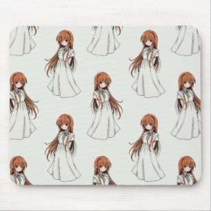 Mousepad Anime Weeb Girl Manga Pattern Design