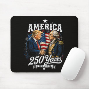 Mousepad Aniversário da América 250º Trump Washington