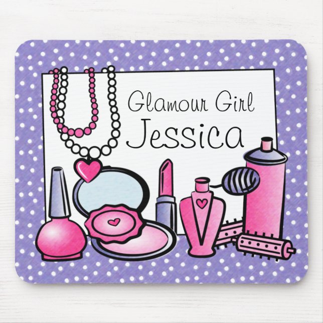 Mousepad Aniversário da menina do encanto (paládio) (Frente)