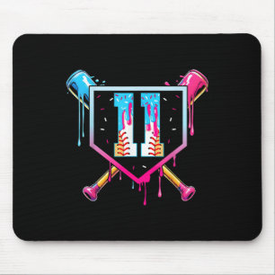 Mousepad Aniversário de 11 anos de beisebol Sorvete Drip 11