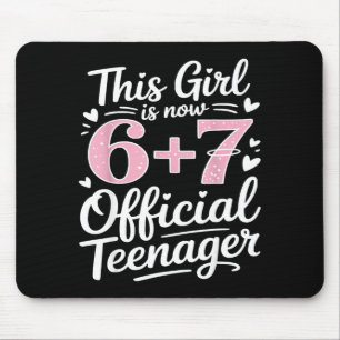 Mousepad Aniversário de 13 anos fofo 13 anos de idade 67 An